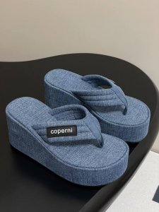 Coperni 2025 Aw厚底人字拖鞋网红爆款松糕拖鞋 巨好看巨时髦的人字拖 此刻必须拥有 强烈推荐 原版购入开发 没有误差还原 易梦玲与 Bellahad