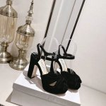 jimmychoo最新款、顶级品质、奢华高贵典雅凉鞋美出天际、羊筋面料 小羊皮内里、A级真皮大底、 跟高11cm水台1:5cm 码数35-39 定制 34 40