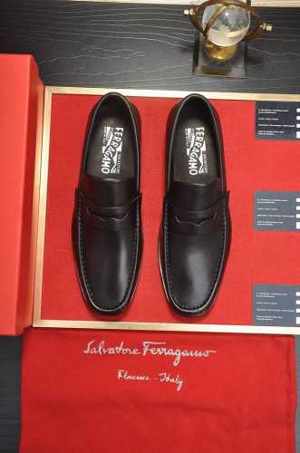 出厂价 Ferragamo 菲拉格幕 专柜最新款 原版进口开边上乘牛皮手工编织成+进口牛里+原版奢华金属扣+原版组合大底 对比无压力 38--44