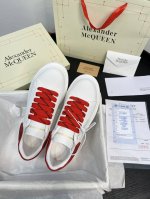橙子出厂价p alexandermcqueen 亚历山大 麦昆 Mcq 情侣款滴胶小白鞋 厚底增高休闲鞋 运动鞋板鞋 热销经典款 男女同款 底厚 4.5Cm 码