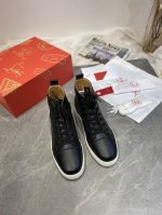 高帮皮面光版 Christian L 顶级版定制 无论是楦型、面料、钻、钉、内里、大底、都尽可能的接近zp 鞋底原厂特供原版底 内里进口水染牛皮 私人定制时间3