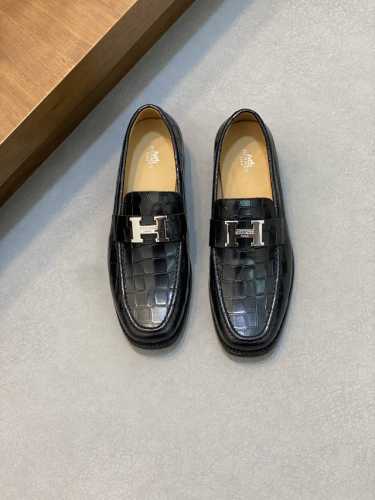 H 顶级代购 爱马仕 炸街男神休闲真皮底皮鞋系列专柜同步发售原厂配置，意大利进口原版牛皮，进口水染牛里 ，鞋底：原厂特供原版底超级舒适，原厂跟单货 沉高品质，可
