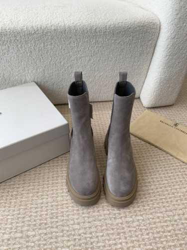 短靴 中靴 Brunello Cucineli ss24 new arrival～ 布鲁内诺库奇内利 秋冬新款 马丁靴 上脚帅气舒适 秋冬一定要有一双Bc的战靴