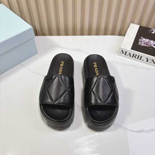 340Prada 普拉达25Ss夏季新款情侣款沙滩厚底勃肯凉鞋 这个鞋型真的属于经典不会过时的设计而且符合当下大家这种追求舒适，健康的穿着理念，被很多国内外的明