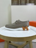工厂价 Hermes 爱马仕 -高端品质 原单 -鞋面：进口高端小牛皮 -内里：垫脚；水染牛皮 -大底：Tpu发泡 双色成型大底 -超高品控 做工精细：凸显 高
