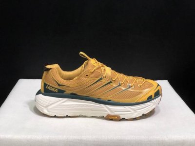顶级版本Hoka One One Mafate Three 2 低帮跑步鞋男女同款 码数：36-46码 含半码 编码: 1147833-Ddw 全套得物包装：毒