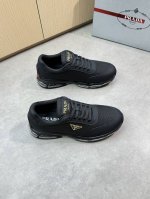 prada 普拉达 -高端品质 原单休闲运动鞋 -鞋面 丝绸小牛皮 品牌镂空注塑网帆布 鞋身品牌金属扣件 鞋舌.丝印高周波品牌Logo -内里 品牌帆布 垫脚