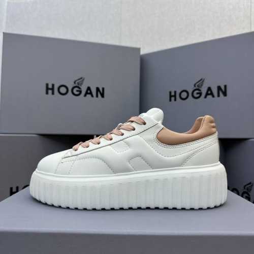 hogan 饼干鞋系列 采用进口细腻混种羊皮，内里羊皮+太空透气层网纱，超软记忆棉舒适鞋垫，轻质橡胶发泡鞋底。码数 : 35-40