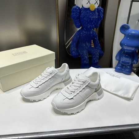 橙子出厂价 皮面 MM6 Maison Margiela 马吉拉 老爹鞋运动鞋 情侣款 自认为是今年最好看的老爹鞋，视觉上没有其他老爹鞋那么笨重，但又非常显腿细 - 点击图像关闭