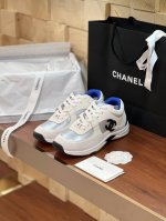 Chane 早春sneaker系列休闲鞋经典菱格运动鞋板鞋 火爆全球百搭神鞋 顶级原版复刻 老外订单精工手作高品质▲ 鞋面进口原版牛猄绒面皮泡棉内衬立体浮凸lo