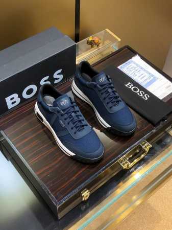 商品名称：Boss 波士 正规码数: 38-44 休闲鞋 商品材料：精选 网布鞋面，柔软羊皮垫脚；原厂特供大底。 - 点击图像关闭