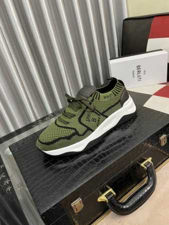 出厂价： 春夏新品系列，市场唯一对版版本 布鲁提 Berlut* Shadow男士运动鞋履 。香港购入原版开发打造 作为品牌首款针织运动鞋履，这双袜子鞋用轻盈且 - 点击图像关闭