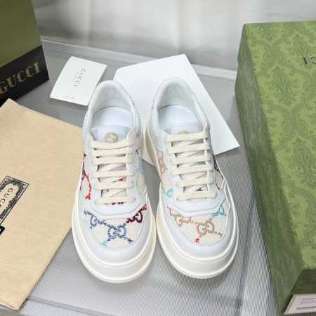 代购版本Gucci 古驰 Chunky B系列情侣款运动小白鞋 原版购入 开发 做货！专柜同步发售 男款+20 品牌经典织带元素的灵感源自Gucci的马术本源。 - 点击图像关闭