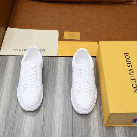 出厂价 顶级原单 品牌 Louis Vuitton Lv.路易威登 材质 原工厂牛皮材料1：1发泡轻便柔软原板大底 舒适内里 款式类型：休闲运动 板鞋 等级：专 - 点击图像关闭
