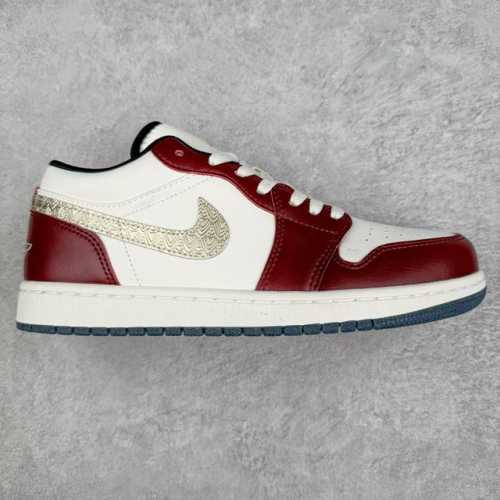 超强福利160 #Ry超级性价比 Air Jordan Aj1 Low 低帮 Cny龙年限定 白红金 Fj5735-100 全新流水线出品 Dt版本唯一平替选择