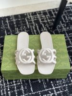 橙子出厂价p gucci 古驰春夏新款 沙滩果冻鞋 镂空拖鞋 凉拖 原版开模经典双G鞋面 原版开模橡胶注塑一体成型 双层组合大底 码数 35-42