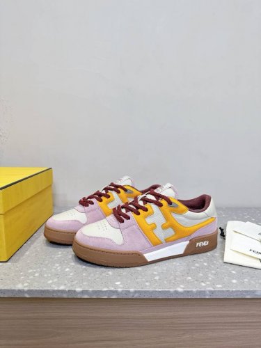 Fendi 芬迪 25Ss春夏新款 Match胶囊系列 情侣款 休闲 运动鞋 板鞋 设计师Kim Jones打造的首款运动鞋Fendi Match 和Lv驴牌的