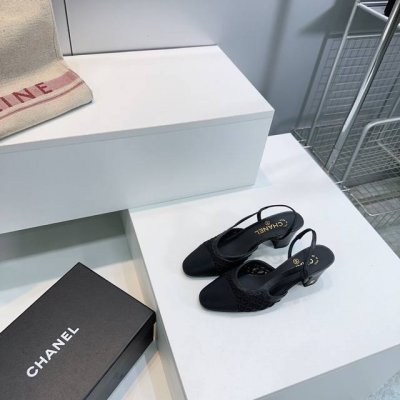 高品质出厂 原单顶级 欢迎对比 Chanel小香经典复古芭蕾舞后空凉鞋 新色 平底 中跟 原版购入开发 版型 颜色质感原版一致 经典之作 鞋面进口混种羊皮拼接原