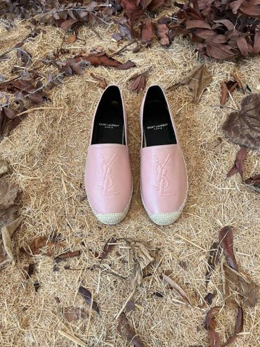 350 Saint Laurent 圣罗兰 年 早春 新款 渔夫鞋 ，带锥刻联结Ysl标志、麻绳中底和内底。 收起 羊皮革 橡胶鞋底 码数：35-41 西班牙制
