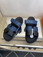 Hem＊ 高品质，顶尖工艺品 男士真皮拖鞋 正码：38－44 4一10 ： 同步发售！货！顶级手工艺原版小牛皮 超强质感、手感 ，全小牛皮包垫，质感超强！加厚乳