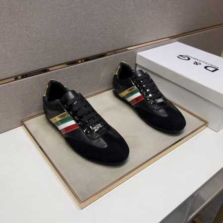 出厂价 Dg～ 男士休闲鞋 2024Z柜同步发售 码数:38-44# 2个颜色鞋面选用多材质拼接真皮内里，舒适透气，鞋底：原版舒适耐磨大底，实物拍摄实物更赞 - 点击图像关闭