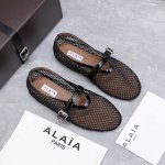 alaia 阿莱亚25Ss 走秀款平底网面鞋芭蕾舞鞋 风靡全球超火的平底鞋 章小蕙同款 甜酷芭蕾风 人气超高的一款芭蕾舞鞋 浪漫又迷人 舒适百搭配上不同款式 不