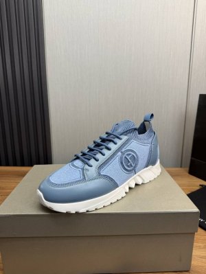工厂p价 giorgio Armani阿玛尼 官网爆款热卖 原版1:1出货 原版牛皮拼接 牛里 原版轻便发泡大底码数:39 40 41 42 43 44 45订