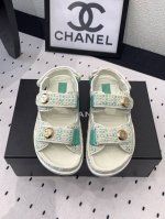 Chanel新款沙滩鞋 高版本出货 上脚舒适超显腿型 夏季出行旅游必备单品 高密度编织鞋面 羊皮垫脚 原版开模大底 Size: 35-39 40 41订做