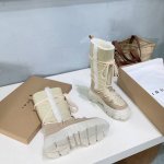 高品质出厂 ！小众潮牌INUIKIl24ss秋冬专柜最新休闲时装松糕厚底羊毛雪地靴系带中靴！独家款顶级货！强烈推荐！时尚百搭又保暖的一款靴子！而且不容易撞款哦！