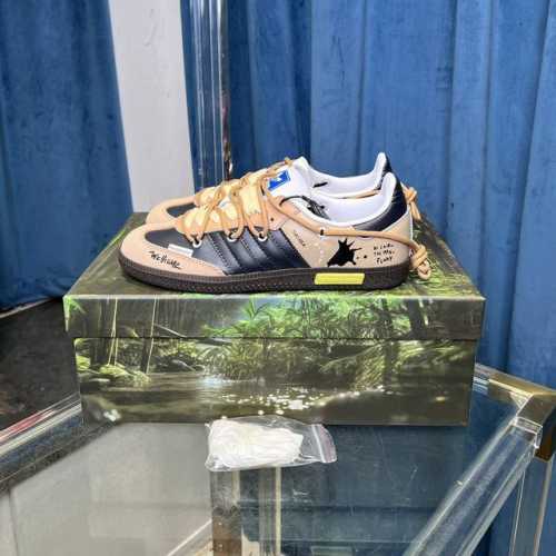 正确顶级版本 该系列只推高版本 区别通货 2024火爆系列阿迪达斯adidas samba校园鞋 德训板鞋 运动休闲鞋 防滑耐磨 情侣款 众多人气大牌联名，多国