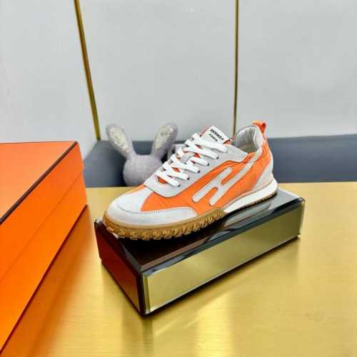 男+10顶级版本Hermes 爱马仕休闲鞋情侣款H家 四季新品运动鞋H家 heros 运动鞋新品简约鞋面牛皮牛筋面，轻盈舒适透气！运动感十足！顶级精品size