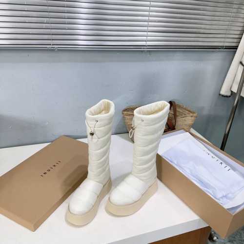 高品质出厂短 ！高 ！小众潮牌INUIKIl24ss秋冬专柜最新休闲时装松糕厚底羊毛雪地靴系带短靴！独家款顶级货！强烈推荐！时尚百搭又保暖的一款靴子！而且不容易