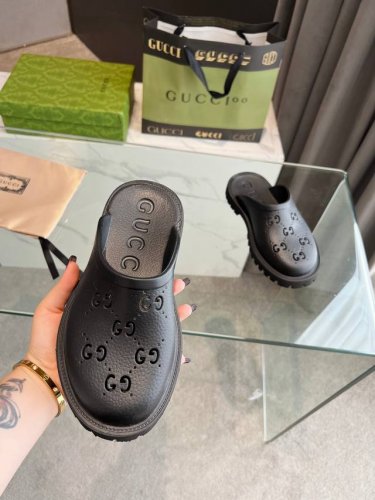 实价 Gucci 古驰 专柜 早春专柜 最高限定 专柜上新 古驰冲孔雕花洞洞鞋 明星博主穿搭 小红书推荐 原版开模 代购版本原版冲孔雕花 水台 2.5Cm 5.