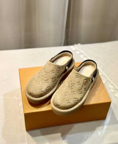 皮里工厂价 louisvuitt on fw23 new arrival～ L v aspen 水台拖鞋 L家2024最新拖鞋新品 经典monogram老花压印