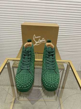 定做款 出厂价 。Christian Louboutin Cl红底鞋 专柜系列，情侣休闲板鞋 独家热款发布活动乳胶垫脚成品大底车线女35-40#男38#-46, - 点击图像关闭