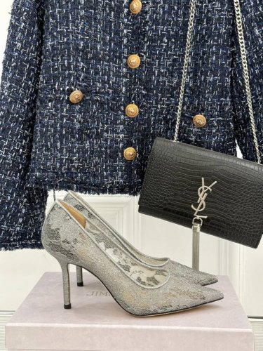 厂价 jimmy Choo 吉米周经典春夏爆款蕾丝高跟鞋 _______________________________ -超级仙的一款啊 美得让人窒息 蕾丝给