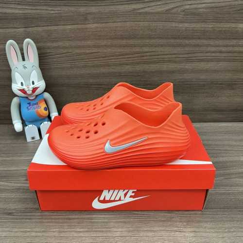 顶级版本Nike Reactx Rejuven8 Safety Orange 舒适百搭 洞洞鞋 男女同款 橙色 货号: Hv5060-800 包装:全套得物配件