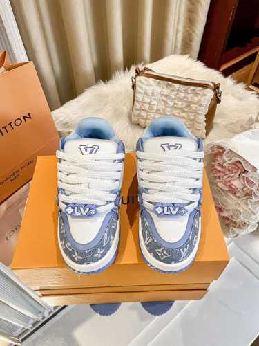 LV 新品上线胖丁老爹鞋新颜色火热上市最好看的运动鞋，驴牌力推新品，官网限定款复古篮球运动鞋！花血本购入原版1:1精准复刻、细节很无敌、诚意满满、进口定