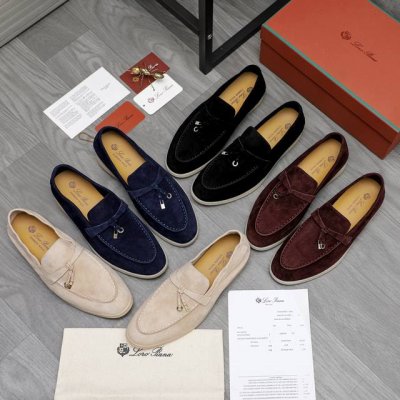 商品商标: loro piana 诺悠翩然 休闲套脚鞋 正码码数: 38-44 45.46定做不退换 商品材料 精选磨砂牛皮鞋面 牛皮鞋垫 原版大底
