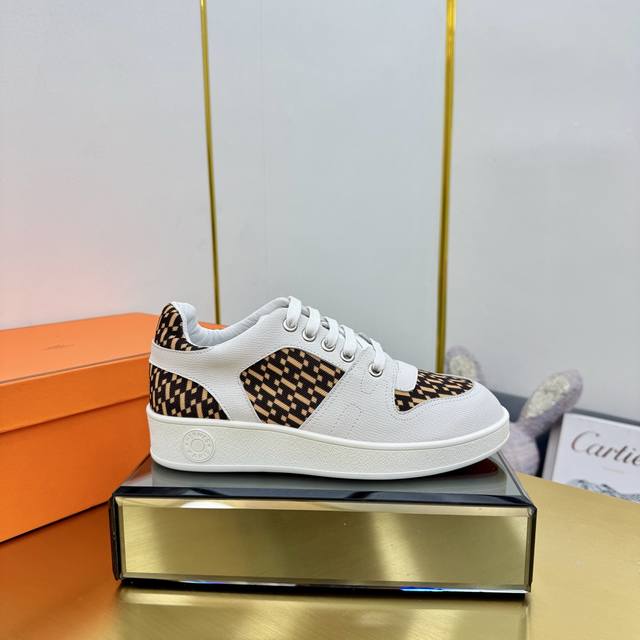 出厂价Pp P330 法国直邮Hermes 爱马仕平底时尚运动休闲鞋韩版系带网面轻便！！透气舒适标准码数35 40 41订做不退放