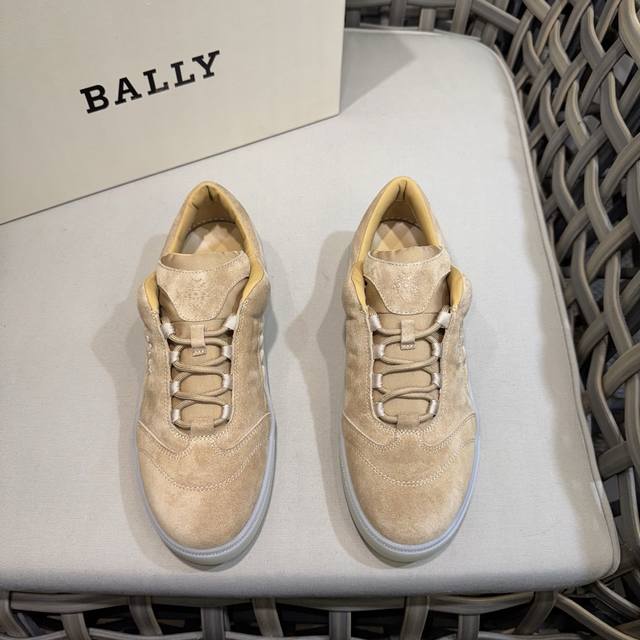 ball*巴利新款休闲运动男鞋｜莞产原材料猛货｜面料柔软磨砂牛皮拼接帆布面料｜耐折越穿越舒适｜原版开模橡胶大底｜防滑耐磨｜上脚超级舒服 Size：39-44 3