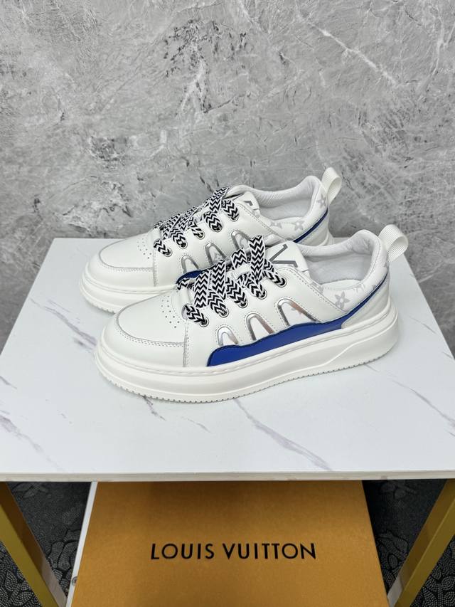 Lv-路易威登 专柜品质 采用进口原版面料，猪皮内里 高端大气 特色设计 做工精细 耐磨橡胶防滑原版大底 尺码 Size :38-44 45定做不退换 X2