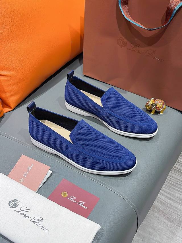 商品名称：Loro Piana Lp 正规码数: 38-44 休闲鞋 商品材料：精选 网布鞋面，舒适羊皮内里 ；原厂大底。