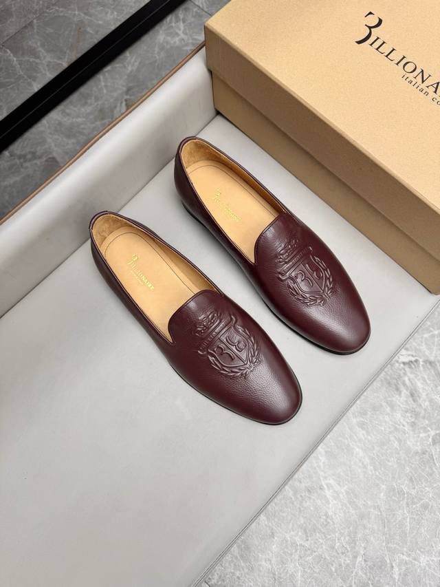 Billionaire 亿万富翁 正装乐福鞋 真皮大底 Size:38-46