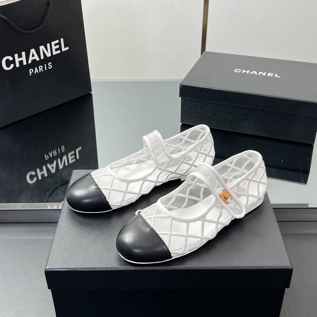 厂价 跑量款 2025夏季新款 Chanel 网纱电绣玛丽珍鞋 这是一款很难让人拒绝的香奈儿玛丽珍温柔小可爱会情不自禁爱上的Maryjane跟平时常见的款式不太
