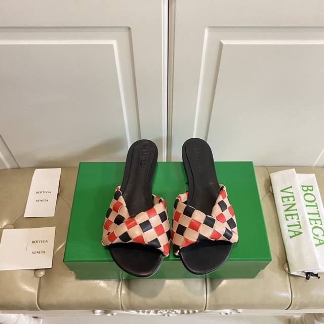 出厂价p Bv新款拖鞋 经典编织面 真皮注塑大底 35-40码 41-43码定做不退换