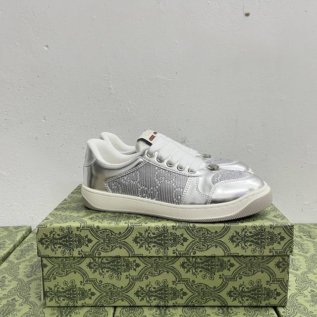 橙子出厂价p 跑量主推款 Gucci 古驰小脏鞋系列 经典原型复古百搭做旧老爹板鞋 复古学院风 怀旧版 原装意大利进口 全套包装 广东代工出品 原档原标原盒 随