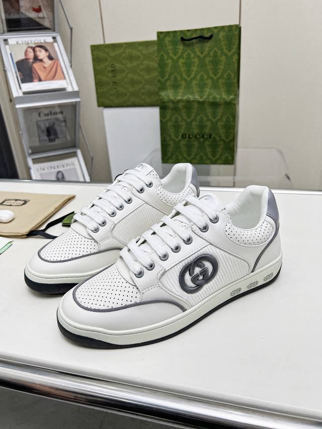 橙子出厂价p gucci 古驰新款小白鞋 低帮休闲鞋运动鞋 情侣款 码数 女35-40 男40-45
