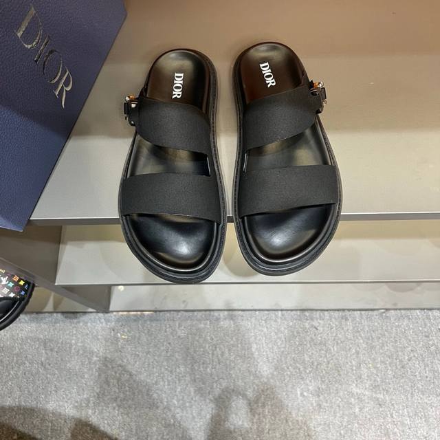 码数38-45 45定做不退换 Dior迪奥 最新款H-Town 系列 Oblique 厚底 拖鞋 凉鞋 原版购入开发 做货 这款 Dior H-Town 凉鞋