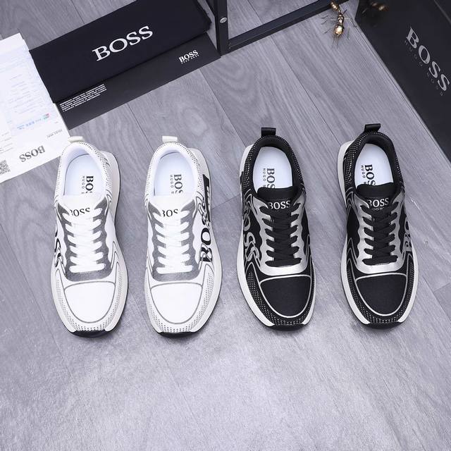 商品商标： ＢＯＳＳ 休闲鞋 正码码数: 39-44 商品材料：精选透气印花鞋面 网内里 橡胶防滑大底